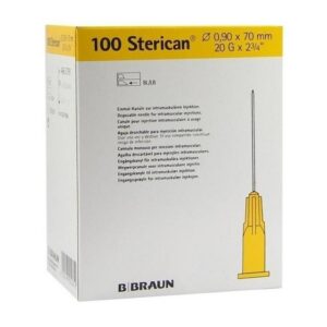 B. Braun Melsungen AG Lanzetten STERICAN Kanülen 20 Gx2 4/5 0,9x70 mm, 100 Stück, 20,00G, 100 St.