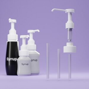 KJUB Wassersprudler Pump Dosierpumpe für Sirupflaschen