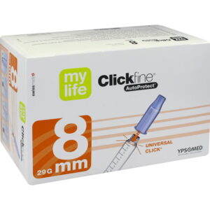 MYLIFE Clickfine AutoProtect Pen-Nadeln 8 mm 29 G 100 St Kanüle