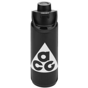 NIKE ACG TR Renew Recharge Chug Trinkflasche aus Tritan - für Kohlensäurehaltige Getränke geeignet - 709ml 080 - black/black/summit white