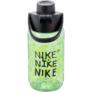 NIKE TR Renew Recharge Chug Graphic Trinkflasche aus Tritan - für Kohlensäurehaltige Getränke geeignet - 473 ml 310 - ghost green/black/black
