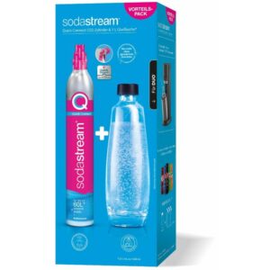 Quick Connect Reservezylinder inkl. 1 l Glasflasche Trinkwassersprudler - Sodastream