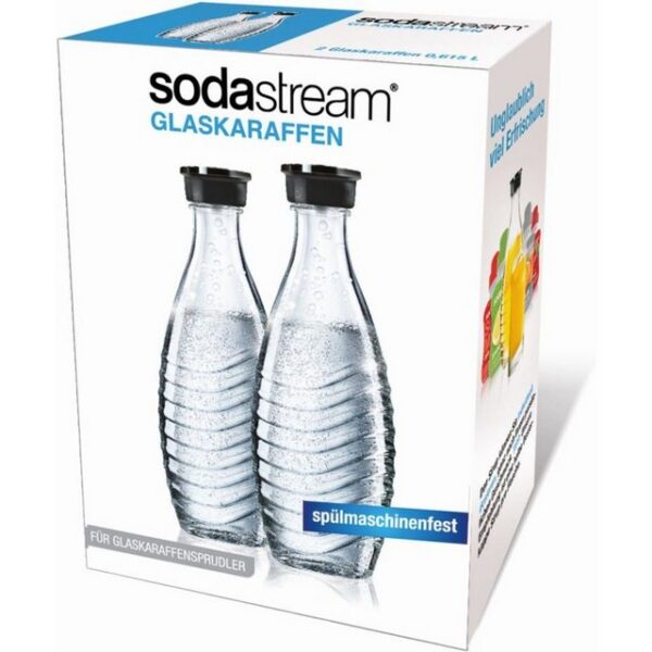 SodaStream Geschirr-Set SodaStream Glaskaraffe Duopack, Kanne, (für