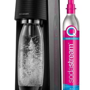 SodaStream Soda Maker Terra black Schwarz QC with CO2 & 1L PET bottle (1012811411) (1012811411)