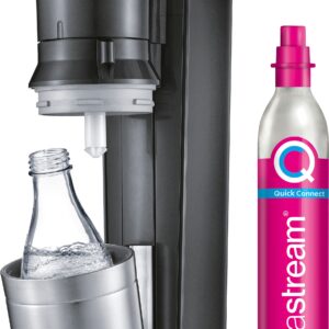 SodaStream Wassersprudler "Crystal 3.0", (3 tlg.), mit Quick Connect CO2-Zylinder und 1x Glaskaraffe 0,7 L