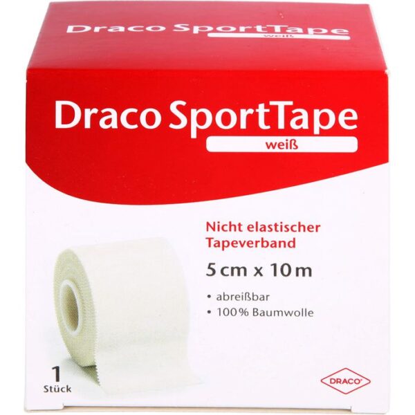 DRACO TAPEVERBAND 5 cmx10 m weiß 1 St.