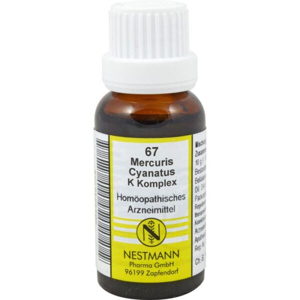 MERCURIUS CYANATUS K Komplex Nr.67 Dilution 20 ml