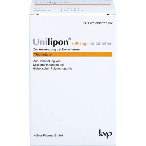 UNILIPON 600 mg Filmtabletten 60 St.