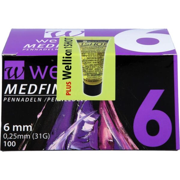 WELLION MEDFINE plus Pen-Nadeln 6 mm 100 St.