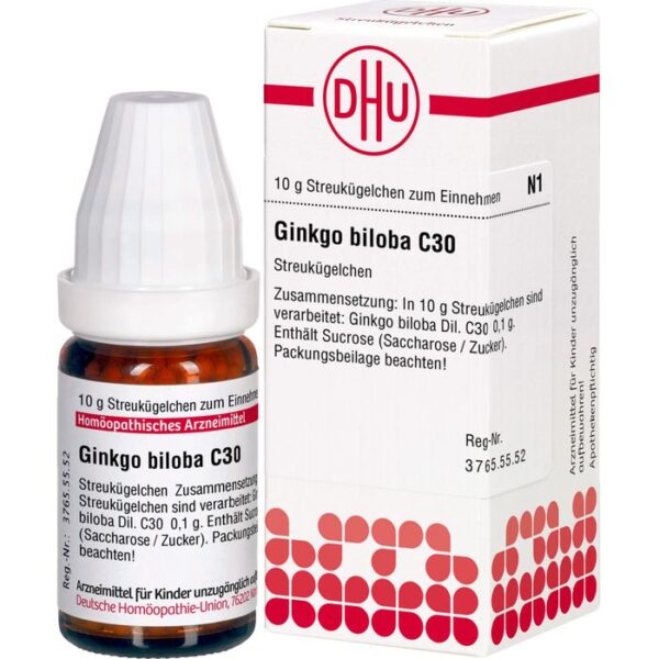 GINKGO BILOBA C 30 Globuli 10 g