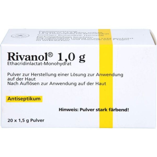 RIVANOL 1,0 g Pulver 20 St.