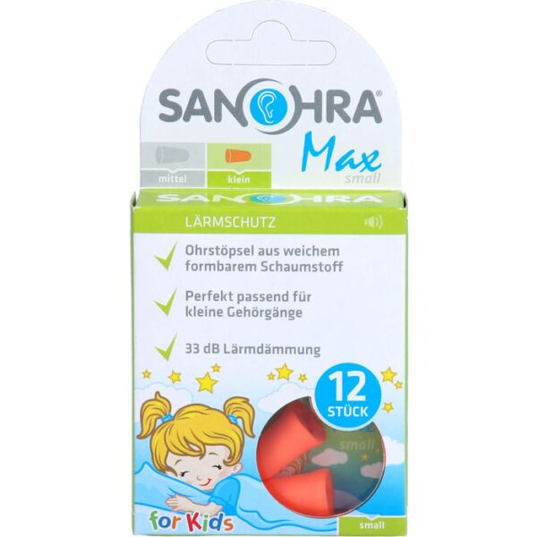 SANOHRA max Gehörschutzstöpsel f.Kinder 12 St.