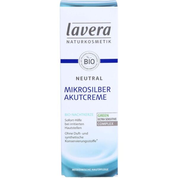 LAVERA Neutral Akutcreme mit Mikrosilber 75 ml