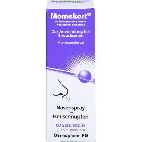 MOMEKORT 50 µg/Sprühst.Nasenspr.Susp.60 Erwachsene 10 g