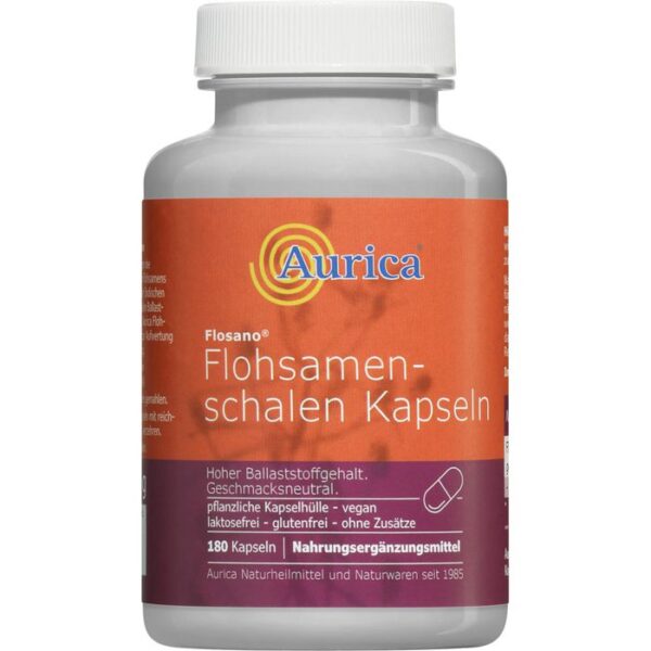 FLOHSAMENSCHALEN Kapseln Flosano gemahlen 180 St.