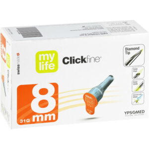 MYLIFE Clickfine Pen-Nadeln 8 mm 100 St Kanüle