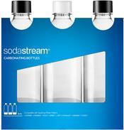 SodaStream Wasserflasche STANDARD, Kunstoff, multi, 3er Pack (3x1 Liter) (2260525)