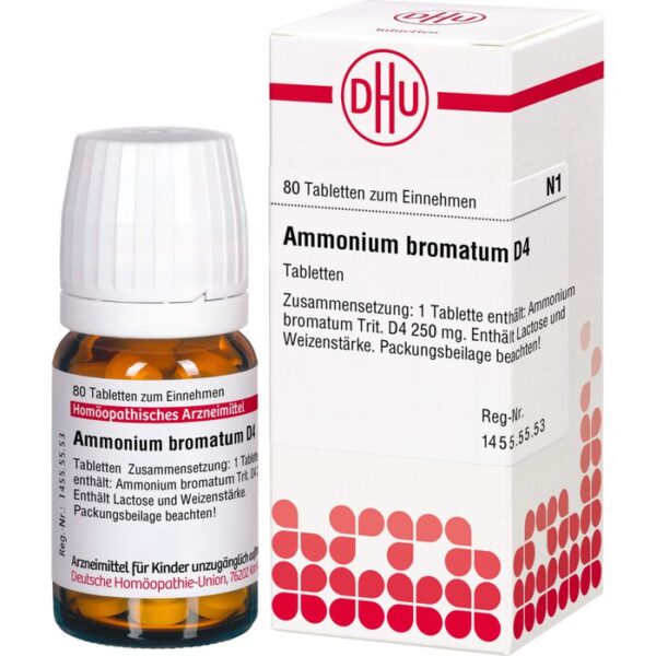 AMMONIUM BROMATUM D 4 Tabletten 80 St.