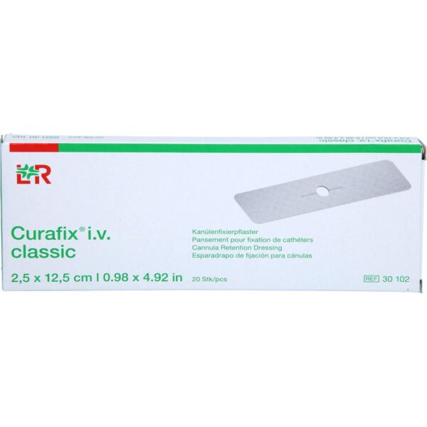 CURAFIX i.v. classic Pflaster 2,5x12,5 cm 20 St.