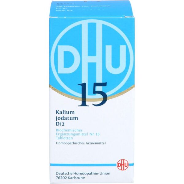 BIOCHEMIE DHU 15 Kalium jodatum D 12 Tabletten 420 St.