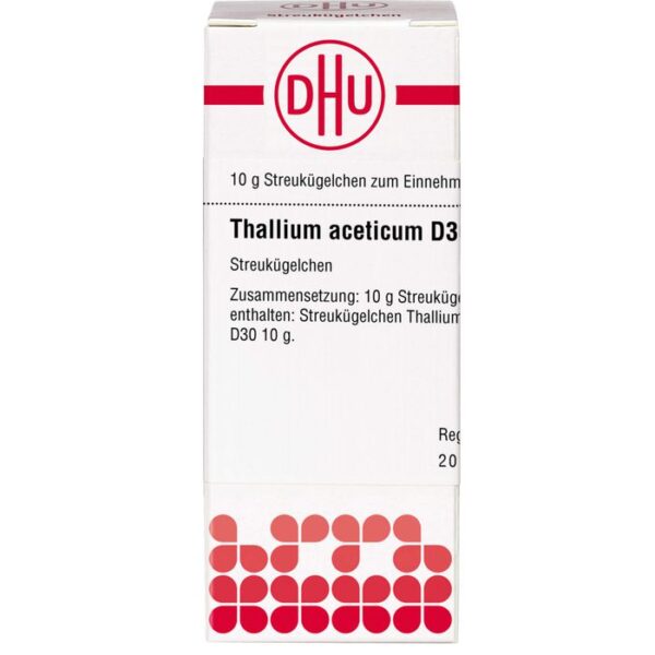 THALLIUM ACETICUM D 30 Globuli 10 g