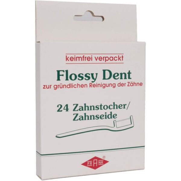 FLOSSY DENT Zahnseide/Zahnstocher 24 St.