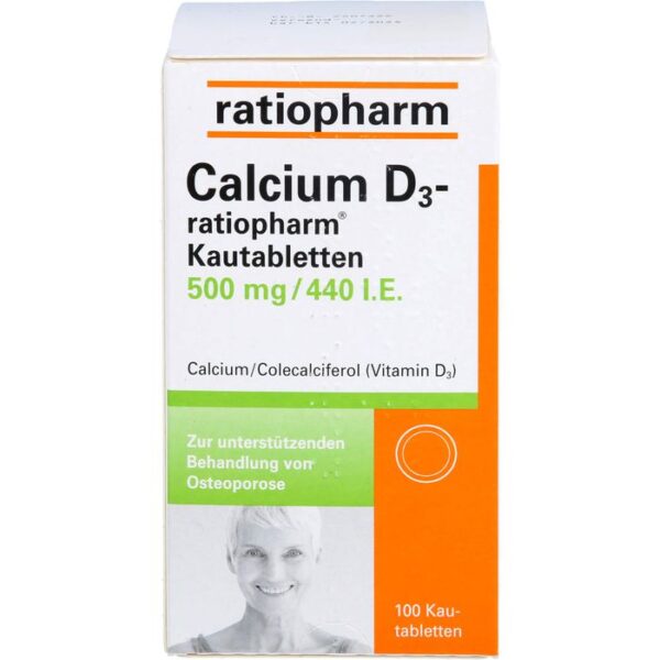 CALCIUM D3-ratiopharm Kautabletten 100 St.