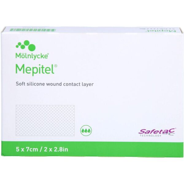 MEPITEL Silikon Netzverband 5x7 cm steril 5 St.