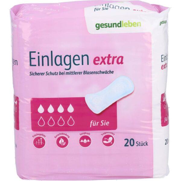 GESUND LEBEN Einlagen extra 120 St.