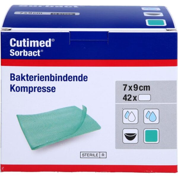 CUTIMED Sorbact Kompressen 7x9 cm 42 St.