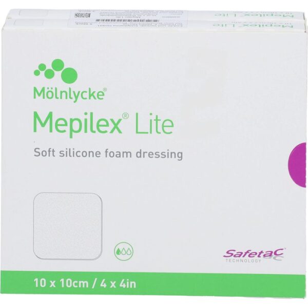 MEPILEX Lite Schaumverband 10x10 cm steril 10 St.