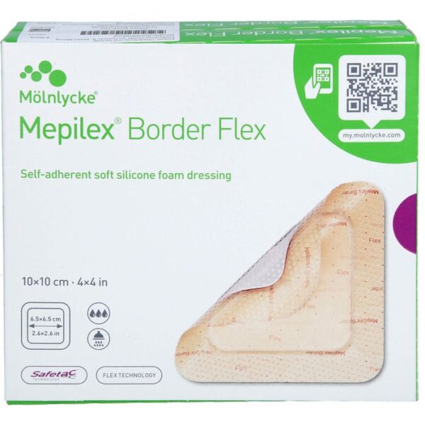 MEPILEX Border Flex Schaumverb.haft.10x10 cm 10 St.