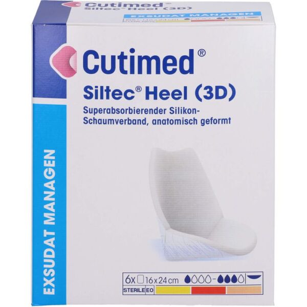 CUTIMED Siltec Heel 3D 16x24 cm Kompressen 6 St.