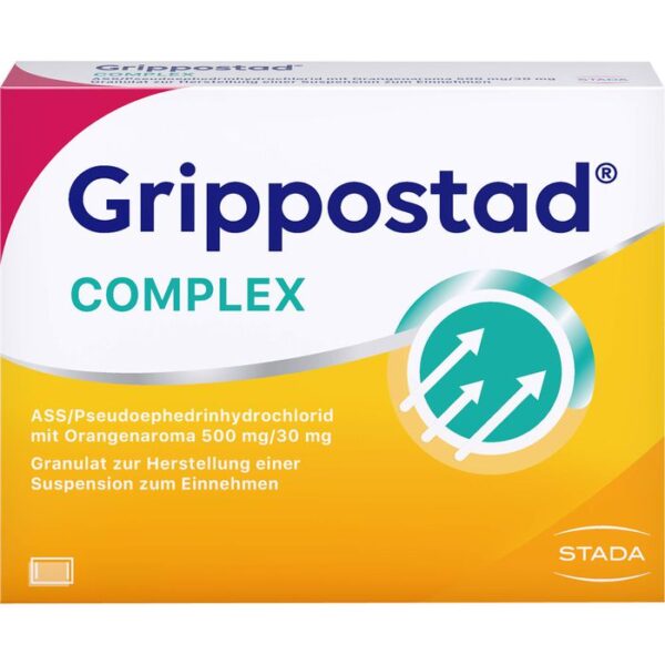 GRIPPOSTAD Complex ASS/Pseudoeph.500/30 mg Orange 10 St.