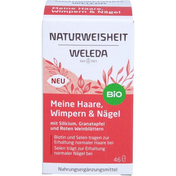 WELEDA Naturweisheit Meine Haare Wimpern&Nägel Kps 46 St.