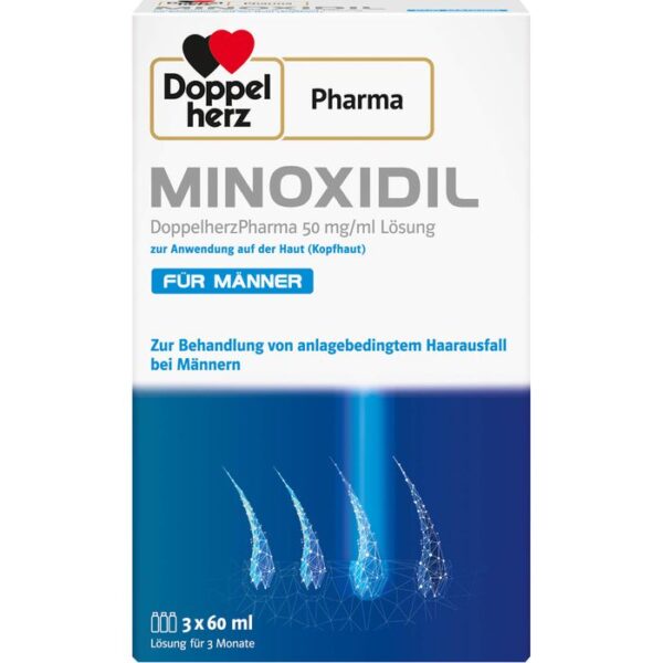 MINOXIDIL DoppelherzPhar.50mg/ml Lsg.Anw.Haut Mann 180 ml