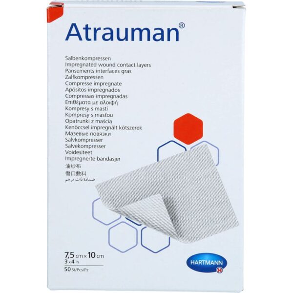 ATRAUMAN 7,5x10 cm steril Kompressen 50 St.