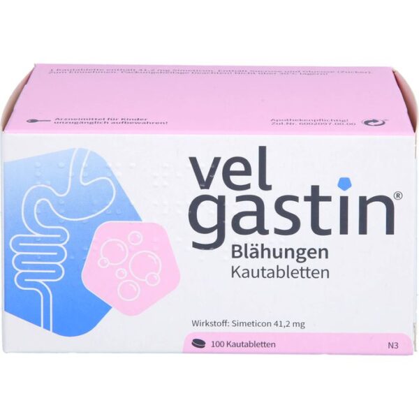 VELGASTIN Blähungen Kautabletten 100 St.