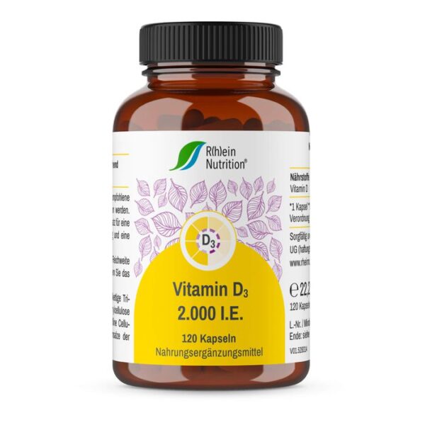 VITAMIN D3 2.000 I.E. Kapseln 120 St.