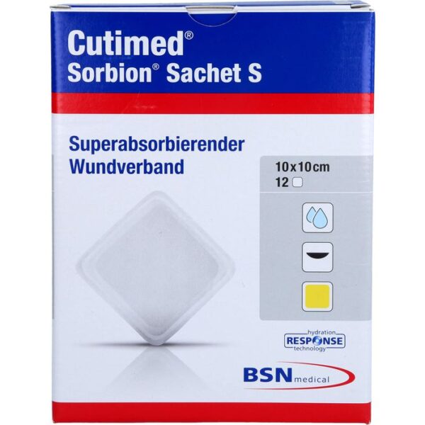 CUTIMED Sorbion Sachet S Wundauflage 10x10 cm 12 St.