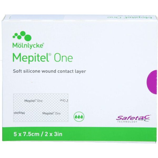 MEPITEL One 5x7,5 cm Silikon Netzverband 10 St.