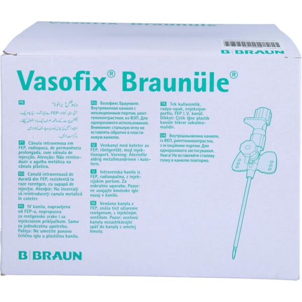 VASOFIX Braunüle 20 G 33 mm rosa 50 St.