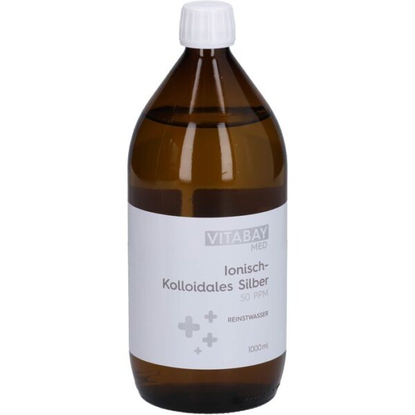 KOLLOIDALES SILBER 50 ppm Reinheitsstufe 99,99% 1000 ml