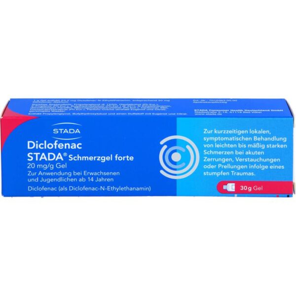 DICLOFENAC STADA Schmerzgel forte 20 mg/g 30 g