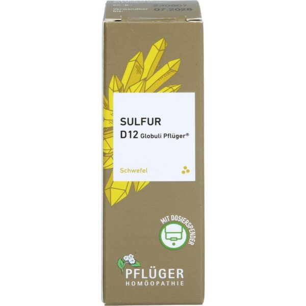 SULFUR D 12 Globuli Pflüger Dosierspender 10 g