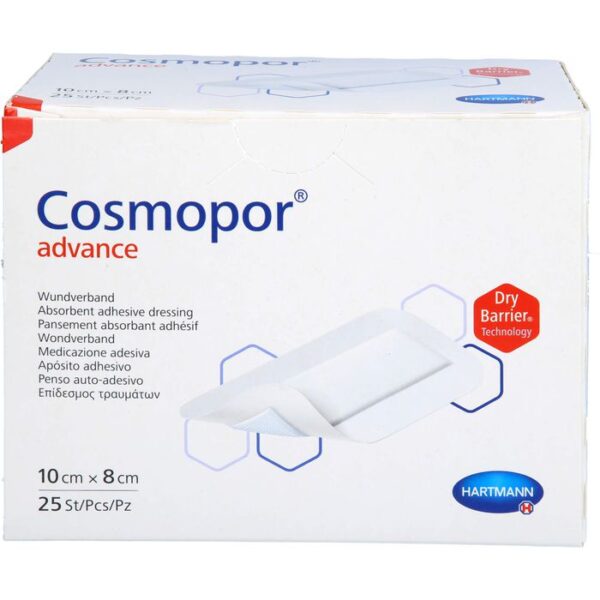 COSMOPOR Advance Wundverband 8x10 cm 25 St.