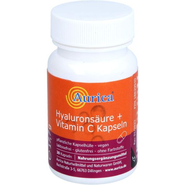 HYALURONSÄURE+VITAMIN C Kapseln 30 St.