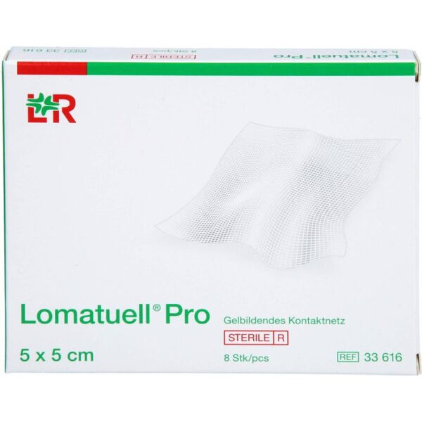 LOMATUELL Pro 5x5 cm steril 8 St.