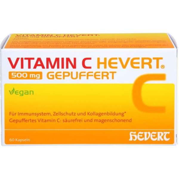 VITAMIN C HEVERT 500 mg gepuffert Kapseln 60 St.