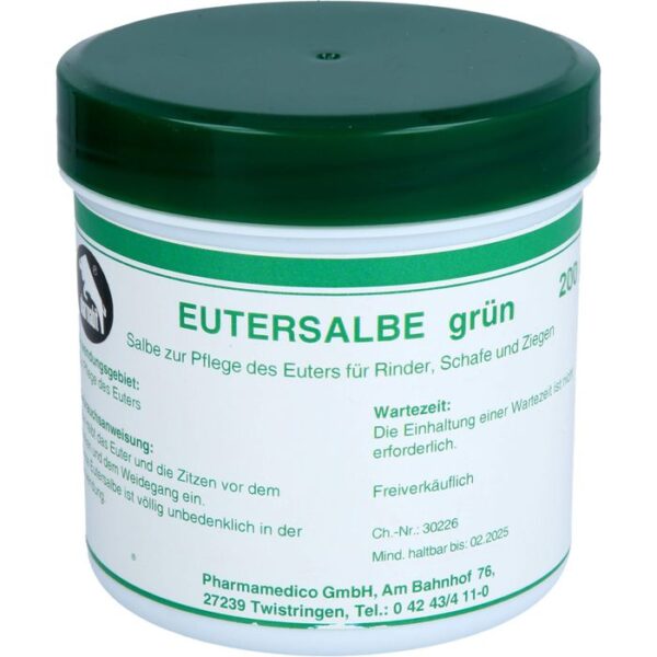 EUTERSALBE grün vet. 200 g